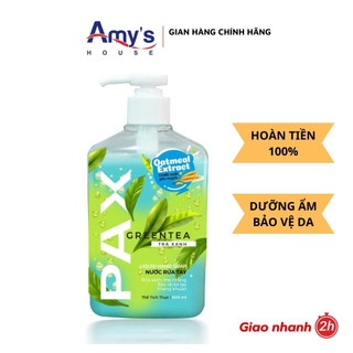 Nước rửa tay Spca PAX 600ml Dưỡng ẩm, bảo vệ Da Tay, Hoàn tiền nếu Ko Hài Lòng - Xà phòng rửa tay - Chính Hãng