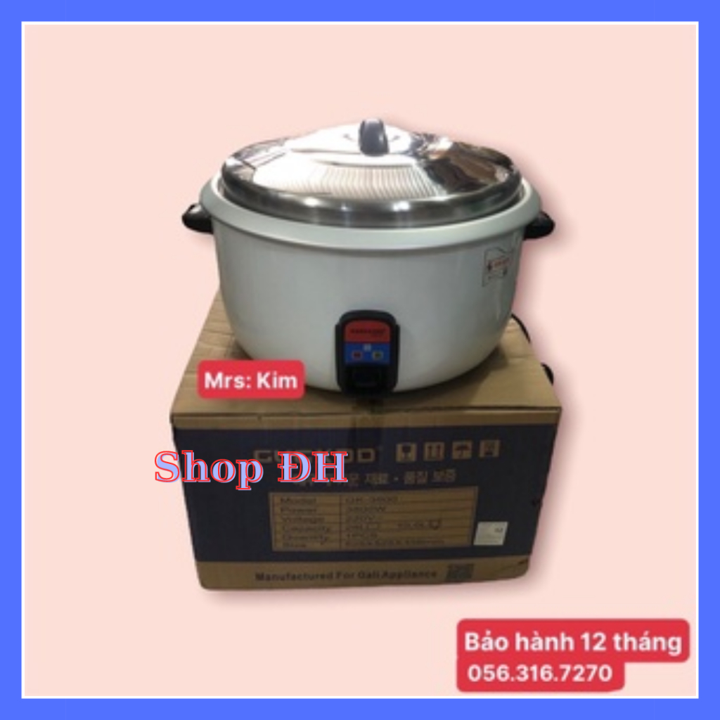 Nồi cơm điện công nghiệp dung tích 13lít -45 lít công suất lớn BH12 tháng