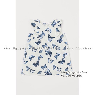 Váy cánh tiên bé gái HM váy đầm công chúa cho bé gái chất cotton mềm mát