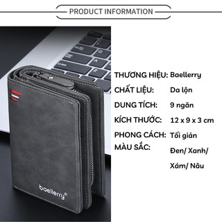 Ví Nam Da Thật Thời Trang Cao Cấp Baellerry
