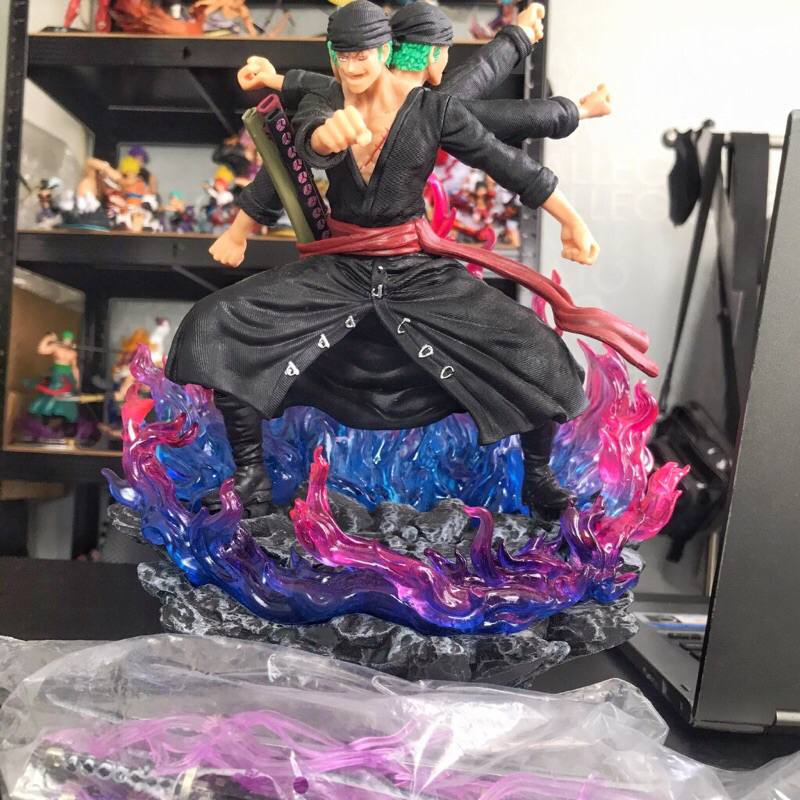 Mô hình one piece Luffy Store Rozo asura cao 39 cm, mô hình nhân vật anime vua hải tặc, figure trang trí decor