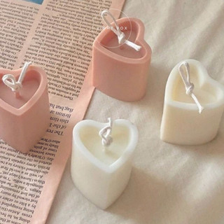 Nến thơm thủ công hình trái tim TRUE HEART CANDLE - Decor, chụp hình, quà tặng