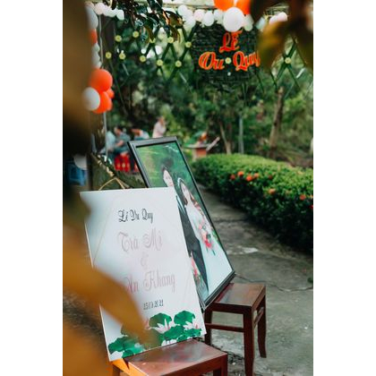 BẢNG CHỮ NHẬT WELCOME ĐÁM CƯỚI - ĐÁM HỎI - SINH NHẬT DÀY 5mm HAFU HOUSE