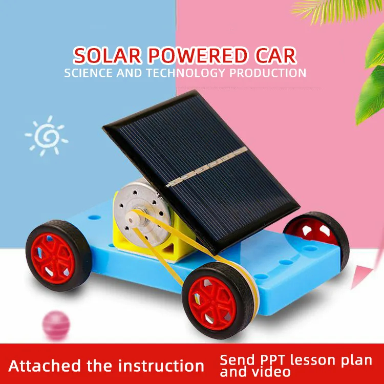 Đồ chơi lắp ghép thông minh ô tô solar