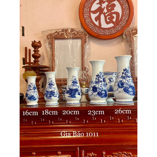 Lọ Hoa Men Lam Bát Tràng