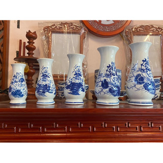 Lọ Hoa Men Lam Bát Tràng