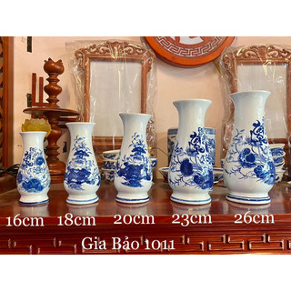 Lọ Hoa Men Lam Bát Tràng