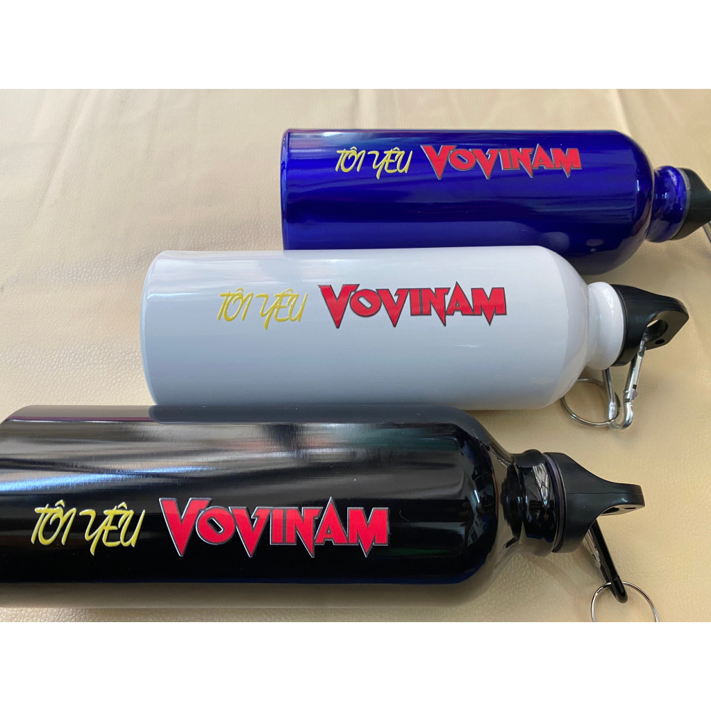 {Bình nhôm 500ml in Tôi yêu Vovinam } lưu niệm Ailaikit Bình giữ nhiệt cho người tập thể thao