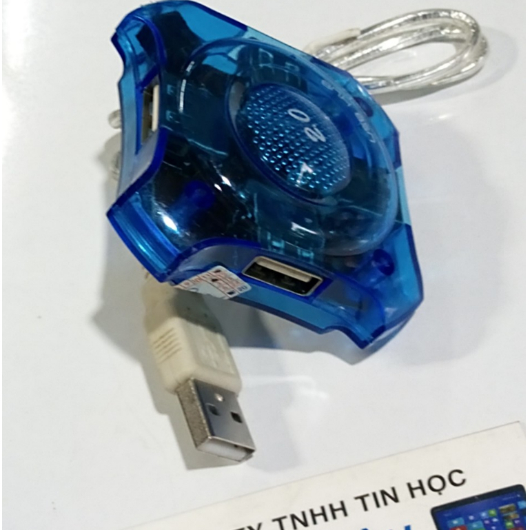 Hub USB chia cổng USB 2.0: 1 ra 4 Port USB 2.0 (Dạng dấu cộng)