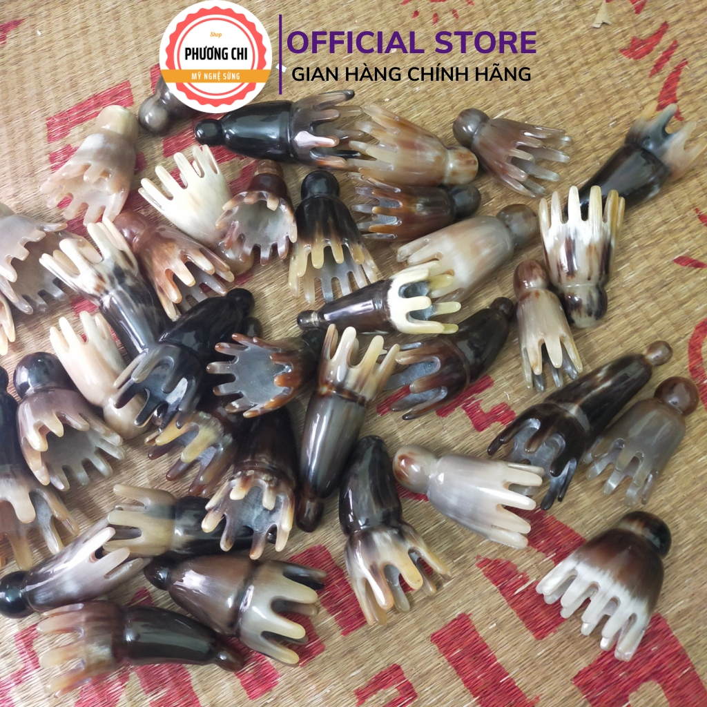 Dụng cụ massage sừng hình bạch tuộc, Cây mát xa đầu giúp lưu thông máu | Mỹ nghệ phương chi