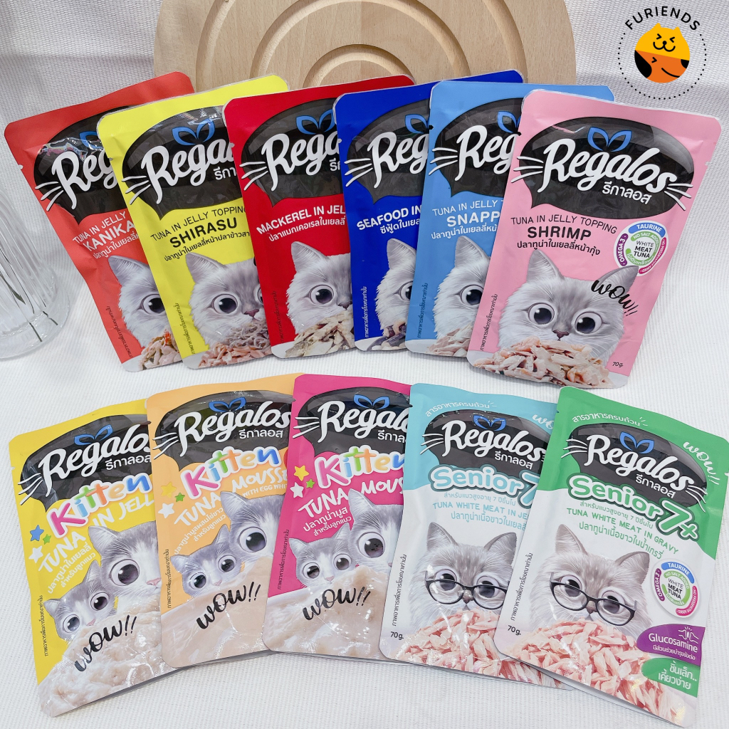 [HOẢ TỐC] Thức ăn ướt/ pate cho mèo Regalos - Furiends official Store