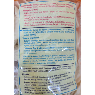SA GIANG (Gói 1Kg) BÁNH PHỒNG TÔM Shrimp Chips