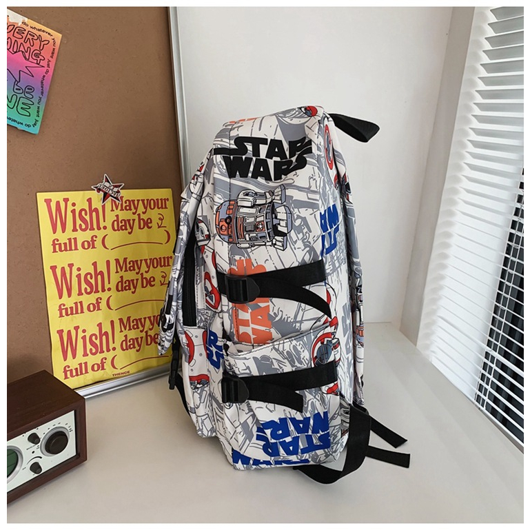 Balo Thời Trang Nam Nữ Ulzzang Teen Thể Thao Túi Cặp Xách Đi Học, Đi Chơi Du Lịch Đeo Vai Mẫu Loang 2022