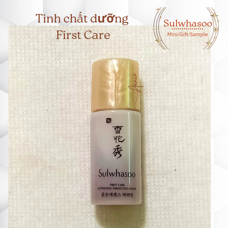 (Set 5 chai) Tinh chất First Care Sulwhasoo 4ml dưỡng da, ngăn ngừa lão hóa, đánh thức năng lực vốn có của làn da khỏe