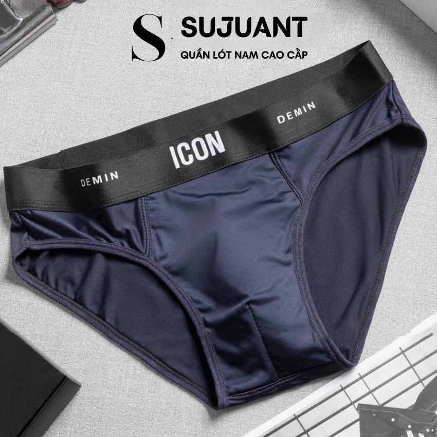 Quần chip nam, quần sịp tam giác nam chất thun lạnh cao cấp mát mẻ kháng khuẩn co giãn 4 chiều SUJUANTHOME