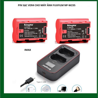 PIN SẠC ĐÔI KINGMA VER1/ VER2/ VER3/ VER4 CHO MÁY ẢNH FUJIFILM NP-W235