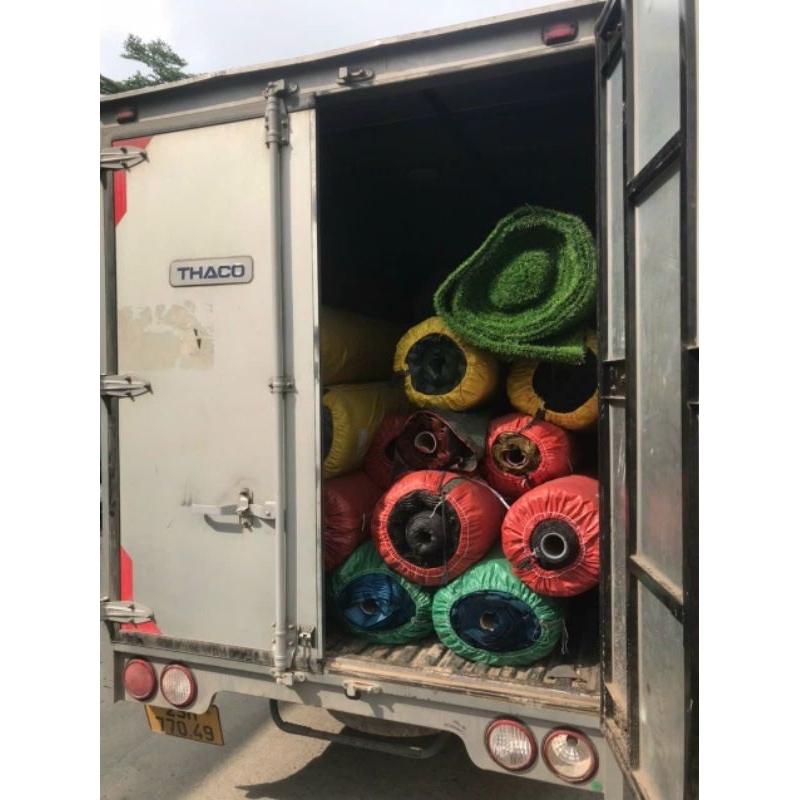 Thảm cỏ nhân tạo 3cm 16 mũi đế xanh