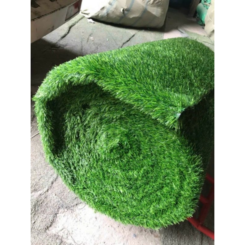 Thảm cỏ nhân tạo 3cm 16 mũi đế xanh