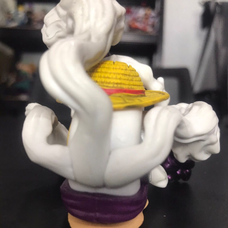 Mô hình One Piece Luffy Store ốc sên Luffy gear 5 thần mặt trời nika cao 7cm, figure decor nhân vật anime đảo hải tặc