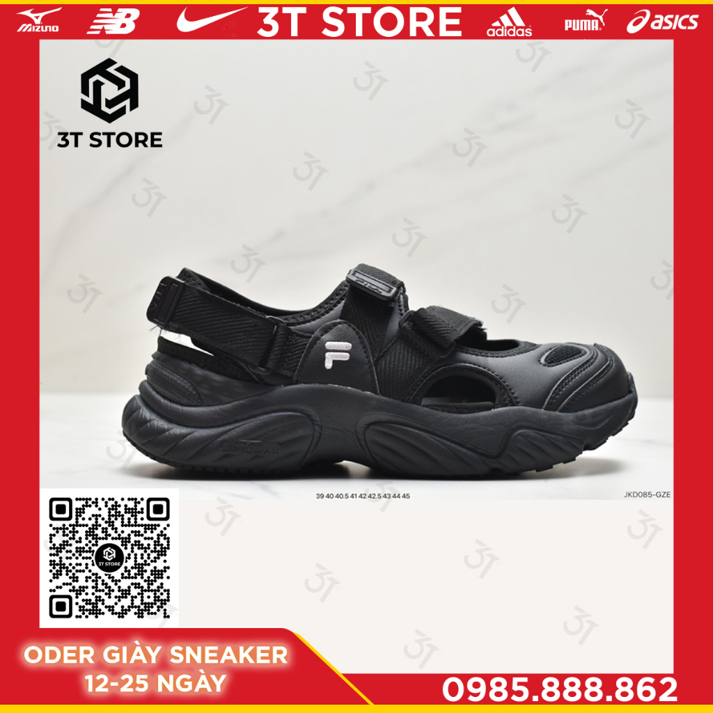 GIÀY SNEAKER MÃ SẢN PHẨM: T12W321401BBK_Fila Fluid Sandal_FULL BOX_FREE SHIP TOÀN QUỐC
