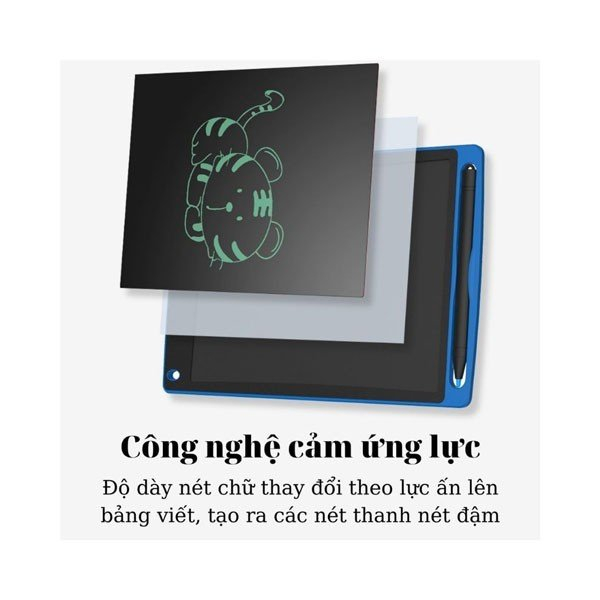 Bảng Viết Tự Xóa LCD, Bảng Vẽ Điện Tử Thông Minh Tự Động Xóa Thúc Đẩy Tư Duy Sáng Tạo Cho Bé, Đồ Chơi Giáo Dục Cho Bé