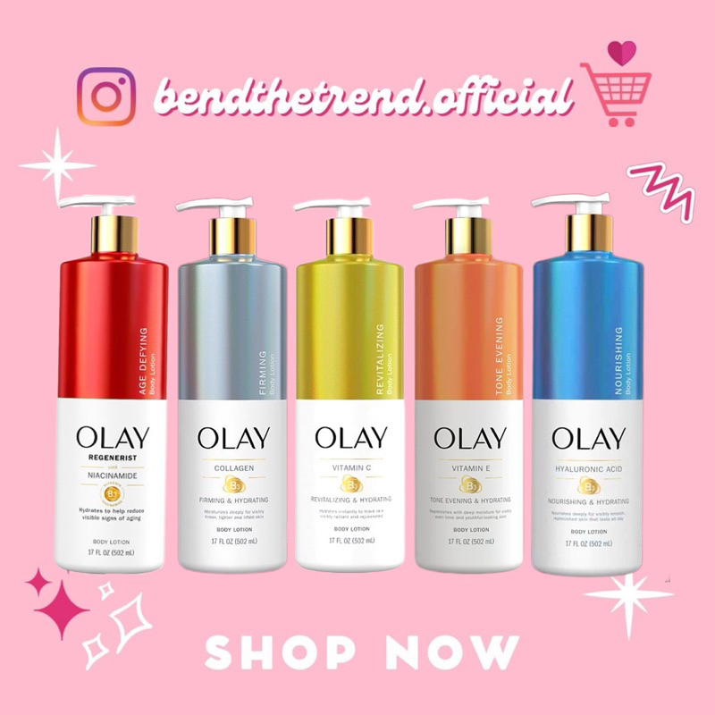 SỮA DƯỠNG THỂ OLAY COLLAGEN, VITAMIN C, B3 FIRMING & HYDRATING