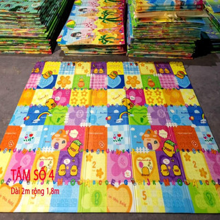 Thảm xốp gấp gọn xpe 2 mặt công nghệ hàn siêu bền siêu đẹp