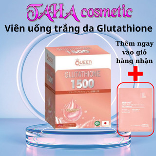 Viên Uống GLUTATHIONE 1500mg viên uống trắng da giảm nám mờ nhăn chống lão hoá chính hãng