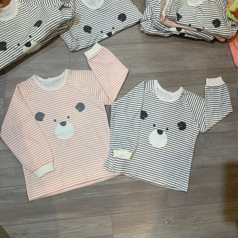 Áo cotton thu đông xuất Hàn bé nhí