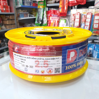Dây điện đơn cứng CV 2.0 (CAP 2.5) lõi 7 sợi DAPHACO (giá bán cho 1 cuộn)