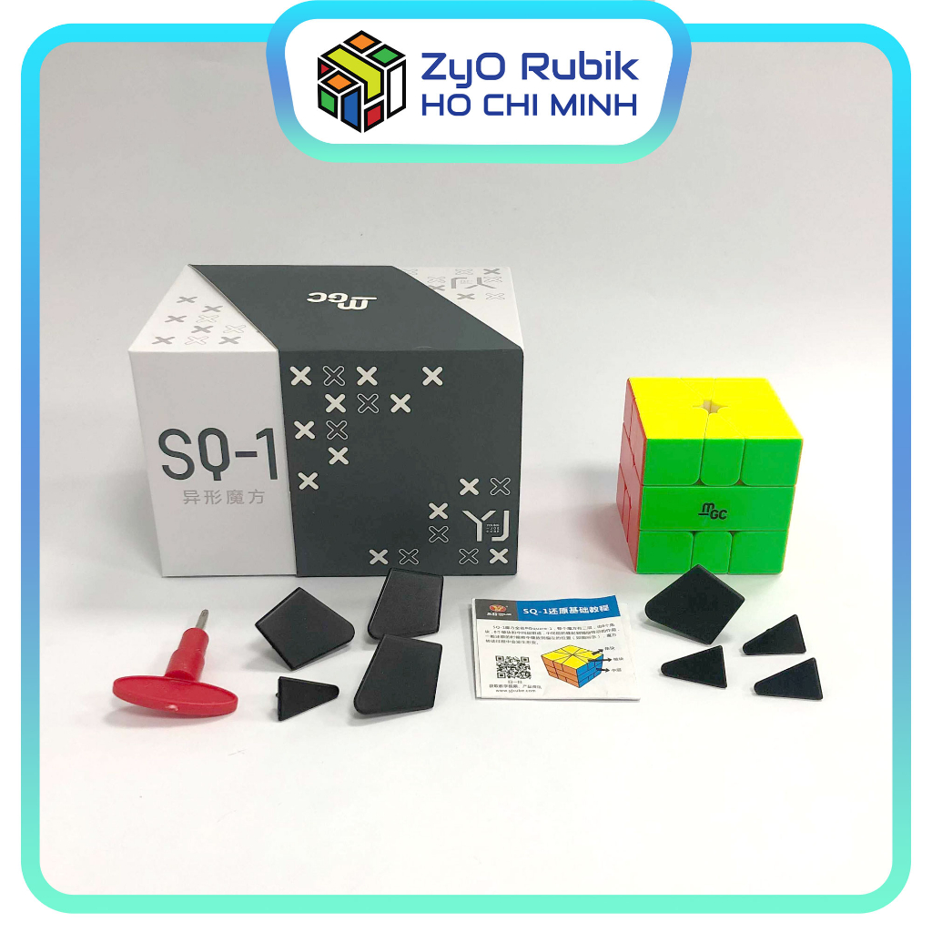 Rubik MGC Square 1 Có Nam Châm Stickerless - Đồ Chơi Phát Triển Trí Tuệ - Zyo Rubik Hồ Chí Minh