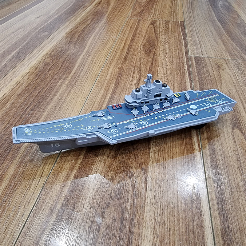 Mô Hình Đồ Chơi Tàu Sân Bay Khu Trục Dài 24cm. Có Nhạc, Có Đèn