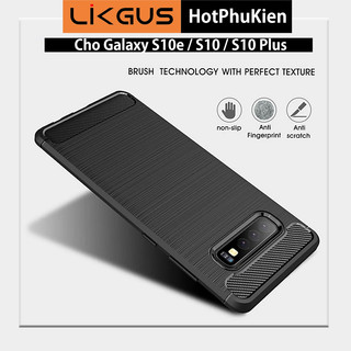 Ốp lưng chống sốc Likgus cho Samsung Galaxy S10e / S10 / S10 Plus (chuẩn quân đội, chống va đập, chống vân tay)
