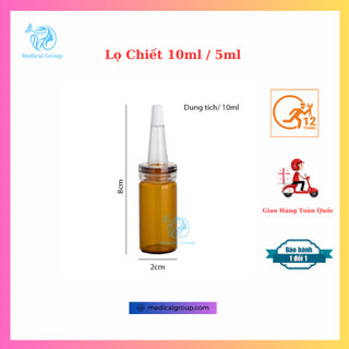 Lọ triết serum thủy tinh lọ triết tinh chất tế bào gốc 5ml 10ml