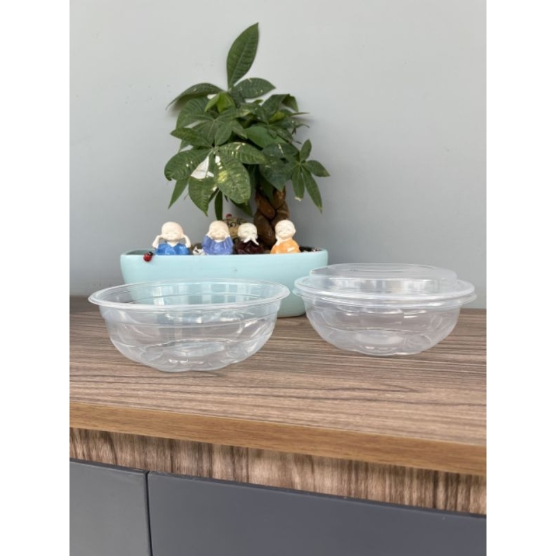 Bộ 10 tô bông mai TTK đen / trong 700ml