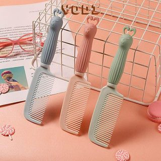 Lược nhựa chải tóc tay cầm thỏ dễ thương, lược chải tóc cán hình thỏ cute cho bé