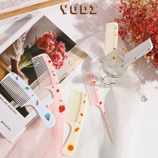 Combo 2 lược nhựa họa tiết dễ thương cho bé - set 2 cây lược nhựa họa tiết trái cây