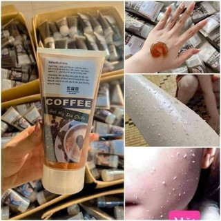 Gel tẩy tế bào chết Cafe dành cho mặt và body