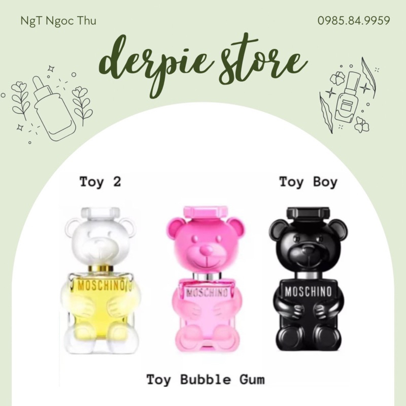 Nước hoa nam nữ Moschino Toy 2 - Toy Boy - Bubble Gum có sẵn