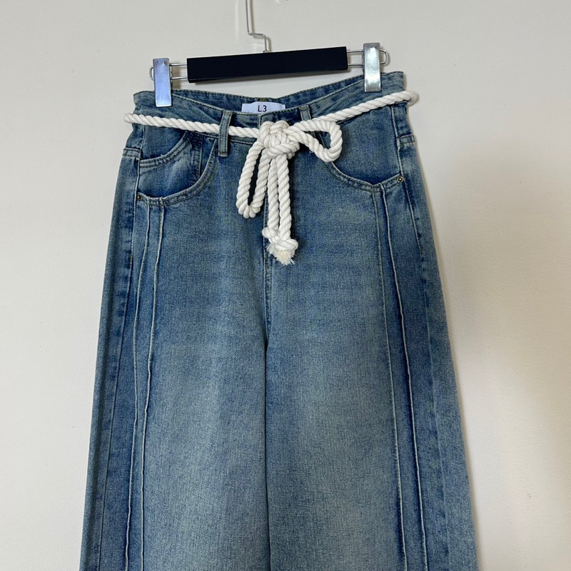 Dây Thừng Làm Thắt Lưng Belt Phụ Kiện quần jean baggy nam nữ unisex dây nịt Brokeboiz bản to 1.8m