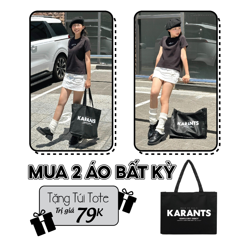 [Mã FADEP0610 giảm 10K đơn 99K] Áo Thun Local Brand Unisex Karants Premium 100% Cotton Basic Tee Est - KR05