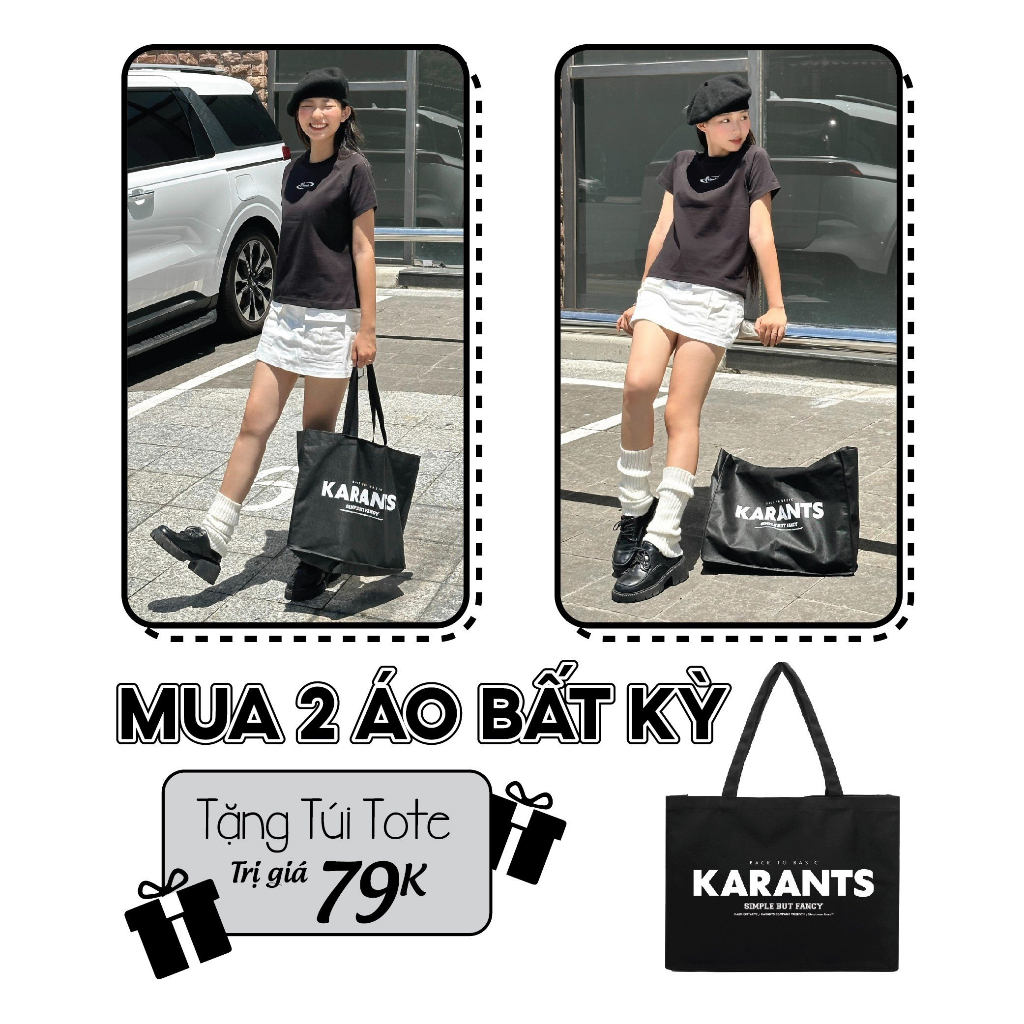 Áo Thun Tay Lỡ Local Brand Unisex Karants Tee 100% Cotton Essentials - KR12