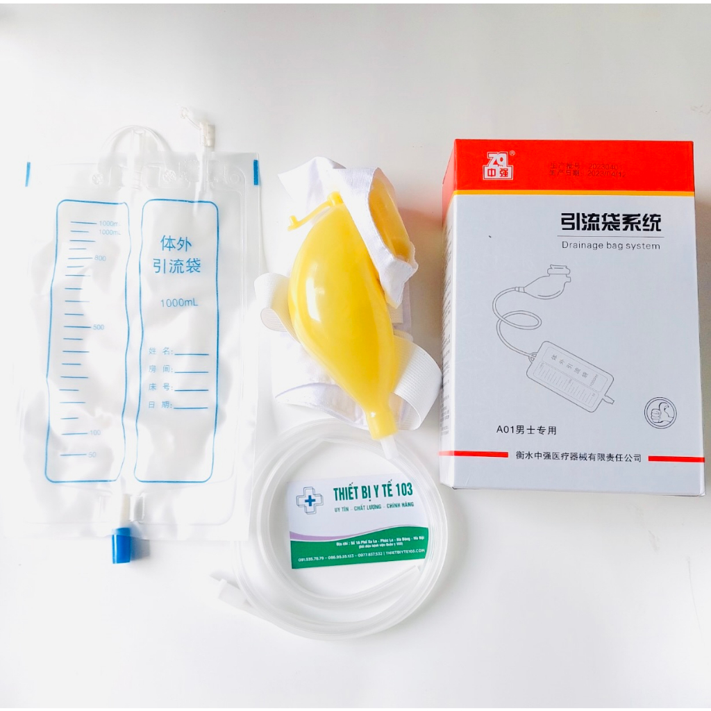 Túi Đựng Nước Tiểu, Chụp Tiểu Cho Nam Giới, Người Bệnh Chất Liệu Cao Su An Toàn Tiện Lợi