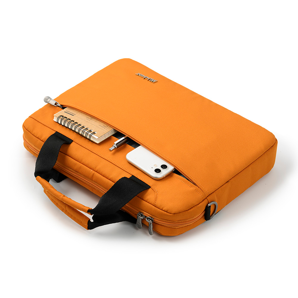 Cặp chống sốc laptop Mikkor The Archilles 14 inch - màu Cam