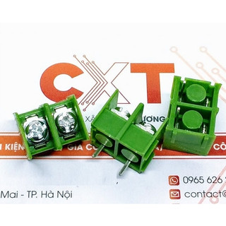 Cầu đấu 7.62mm kf7.62 2p 3p 4p xanh lá