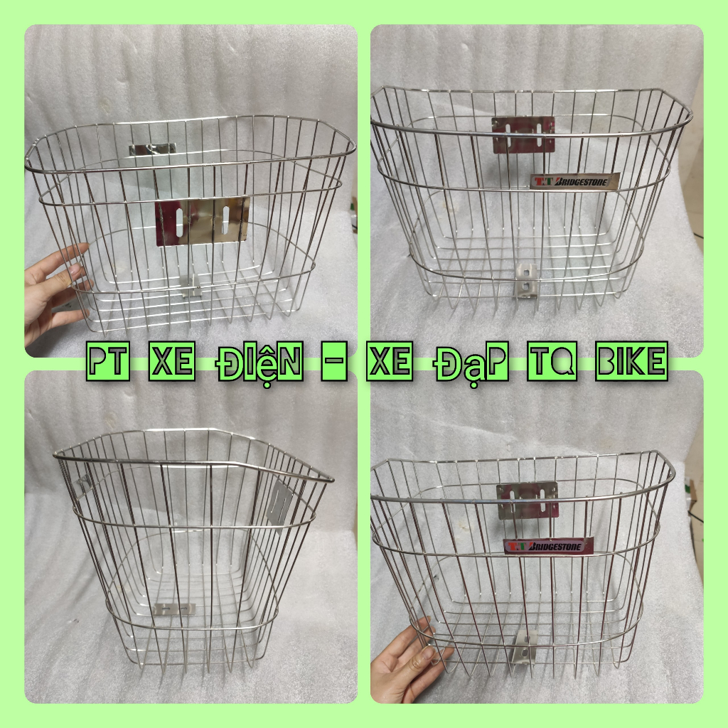 Giỏ xe Inox 24/26ich