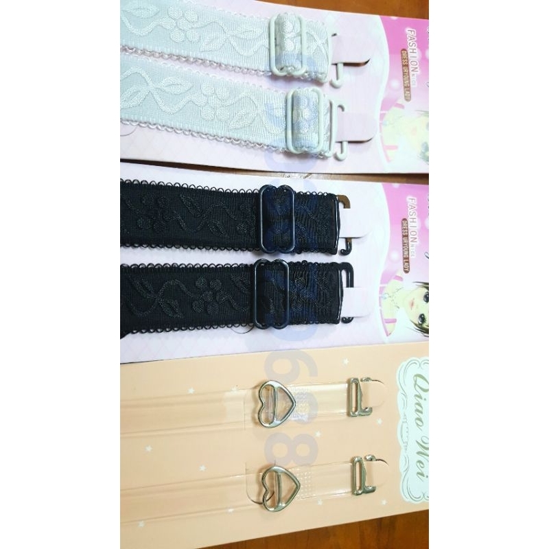 1 Cặp Dây Áo Ngực Trong Suốt(1cm) Co Giãn Chống Trượt Dễ Điều Chỉnh , dây bigsize có 2 màu trắng và đen