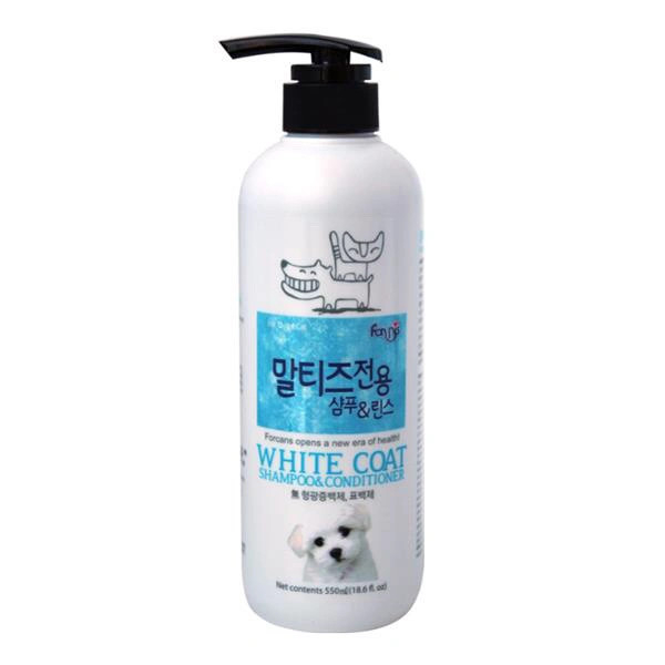 Dầu gội và xả dành cho chó lông trắng Forbis 550ml