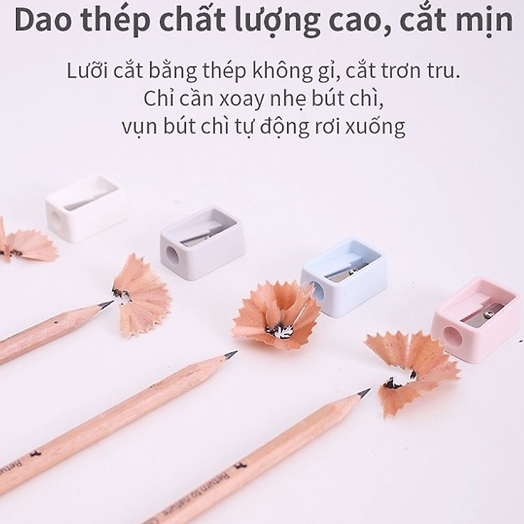 Gọt Bút Chì Mini Giá Rẻ Deli Đa Năng Tiện Dụng Lưỡi Sắc Cute Độc Lạ Phù Hợp Học SInh Văn Phòng Dùng Cho Viết Chì Gỗ