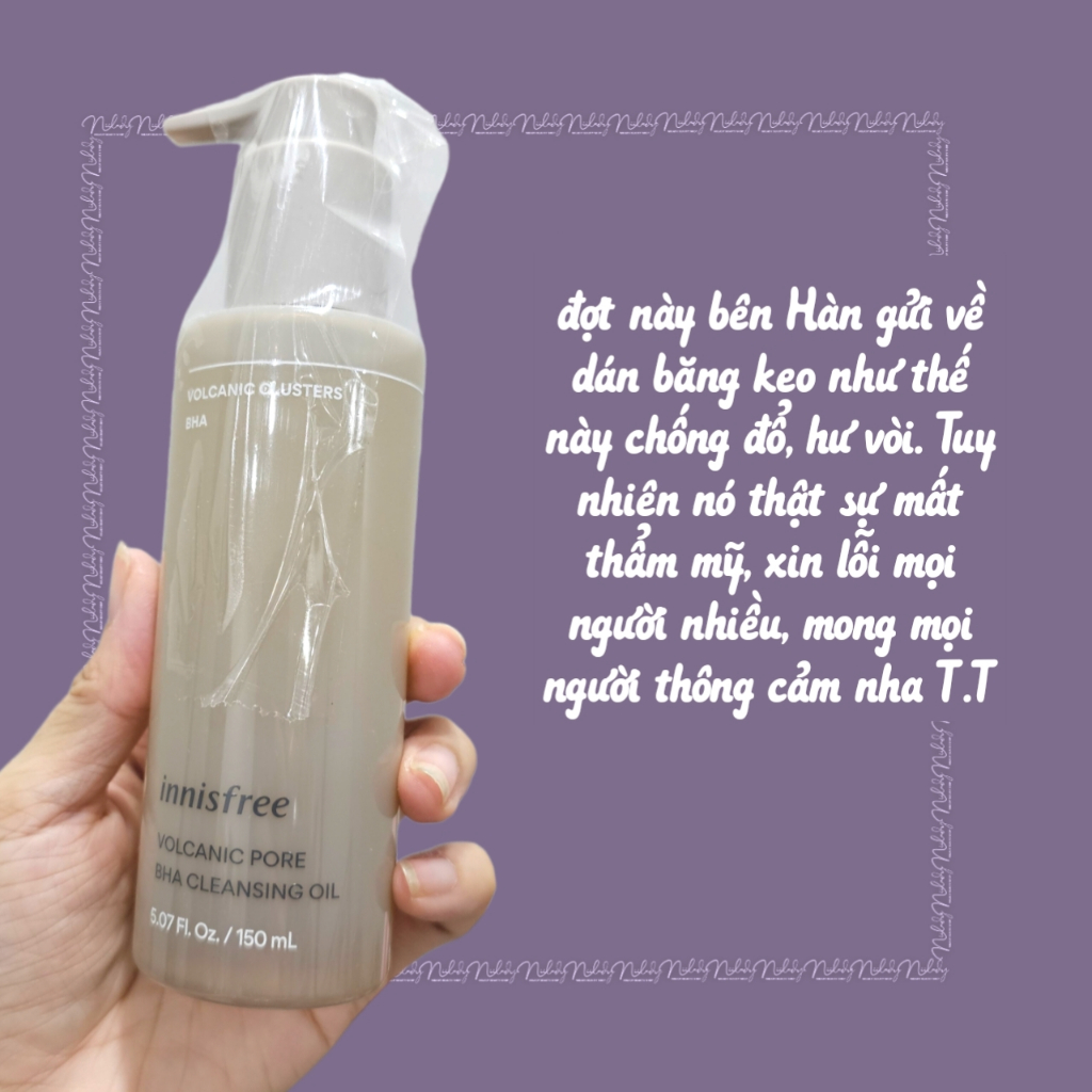 Dầu tẩy trang Innisfree Volcanic Pore BHA Cleansing Oil 150ml